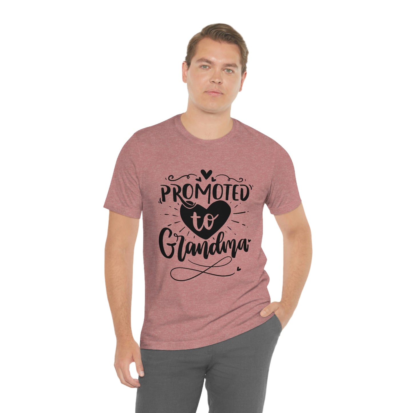 Promoted to Grandma Jersey Short Sleeve Tee