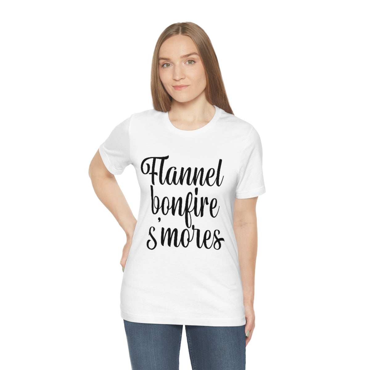 Flannel Bonfires S'mores Tee