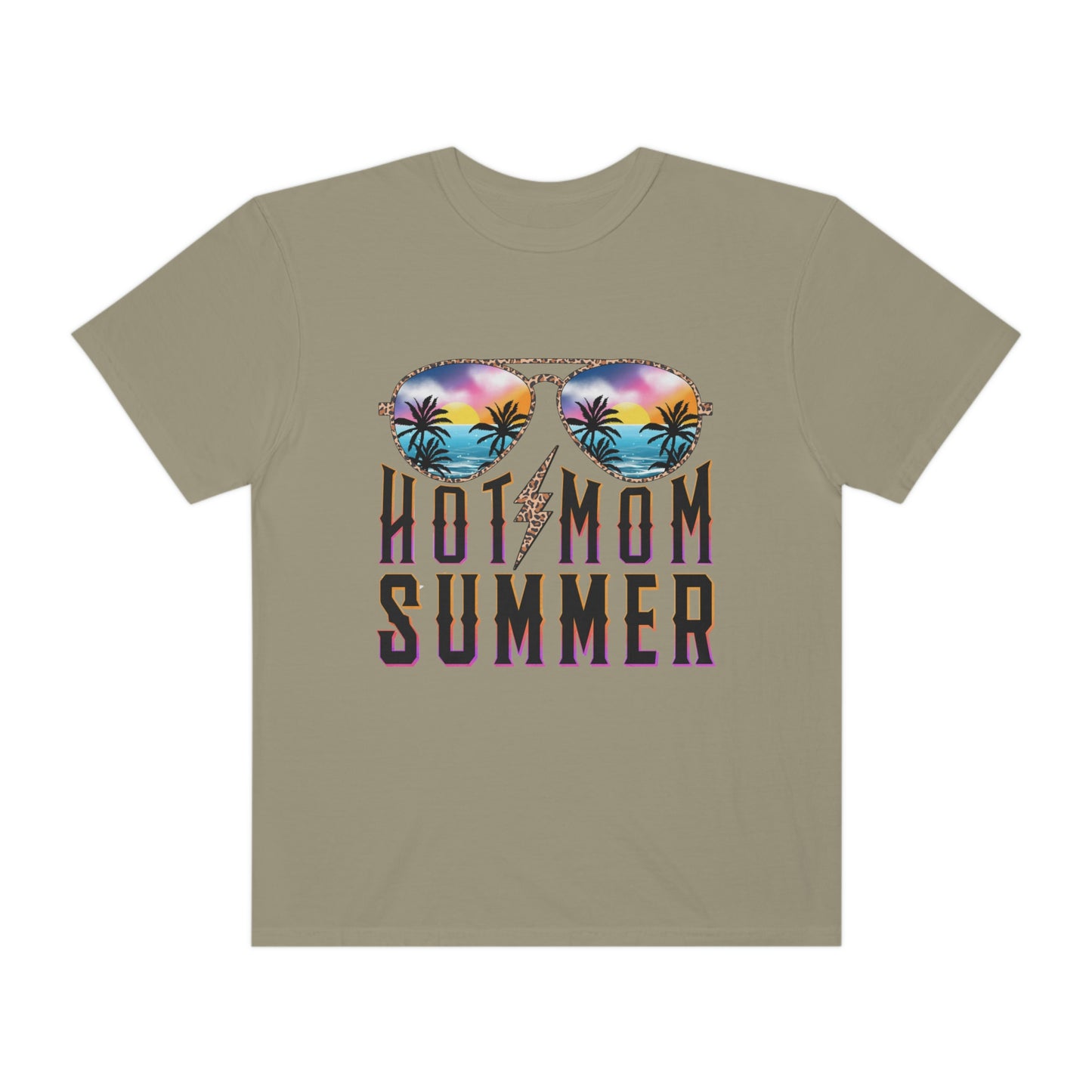 Hot Mom Summer Garment-Dyed T-shirt