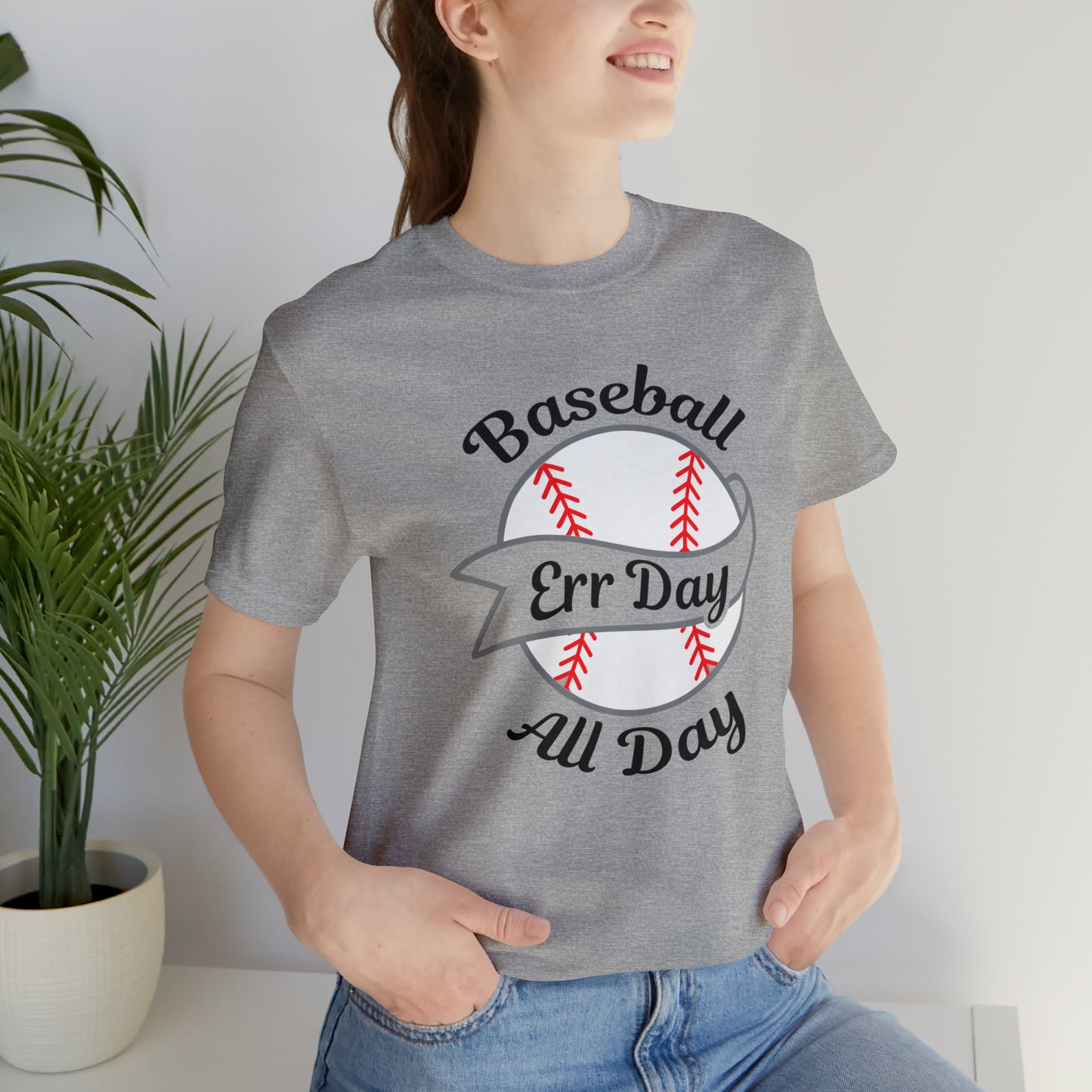 Baseball All Day Err Day Jersey Short Sleeve Tee