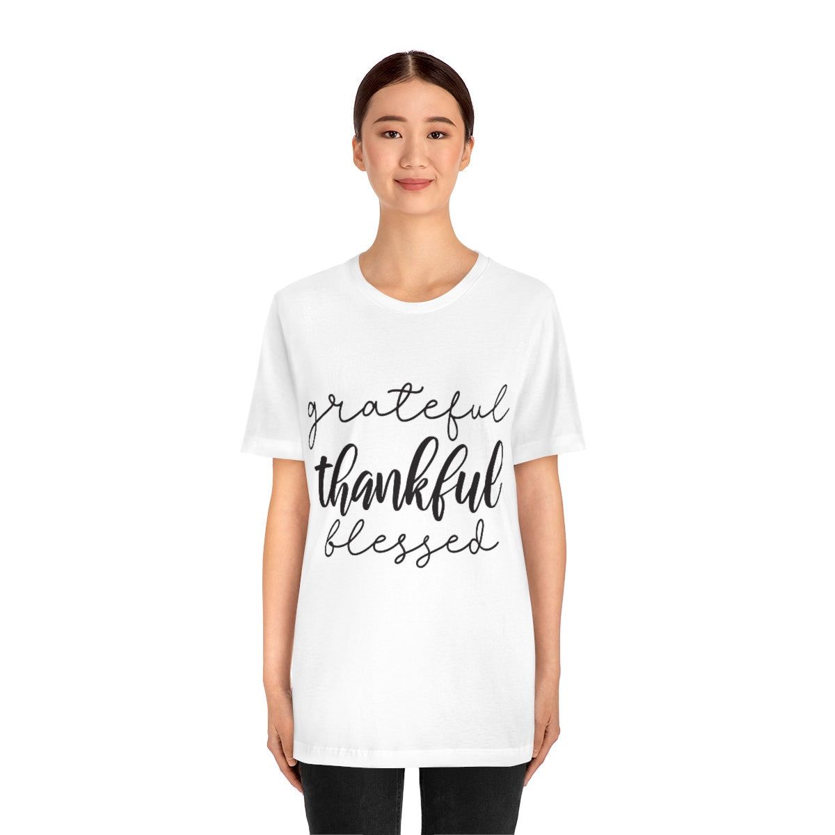 Grateful Thankful Blessed Tee