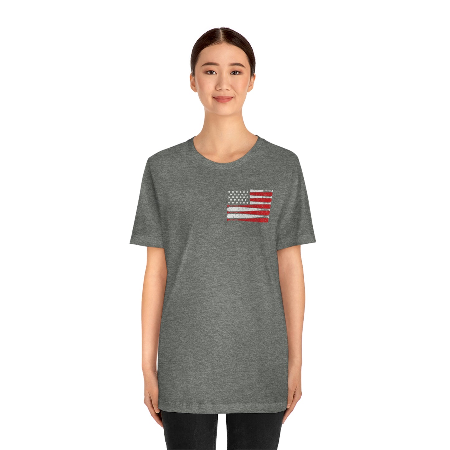 Baseball Flag Short Sleeve Tee