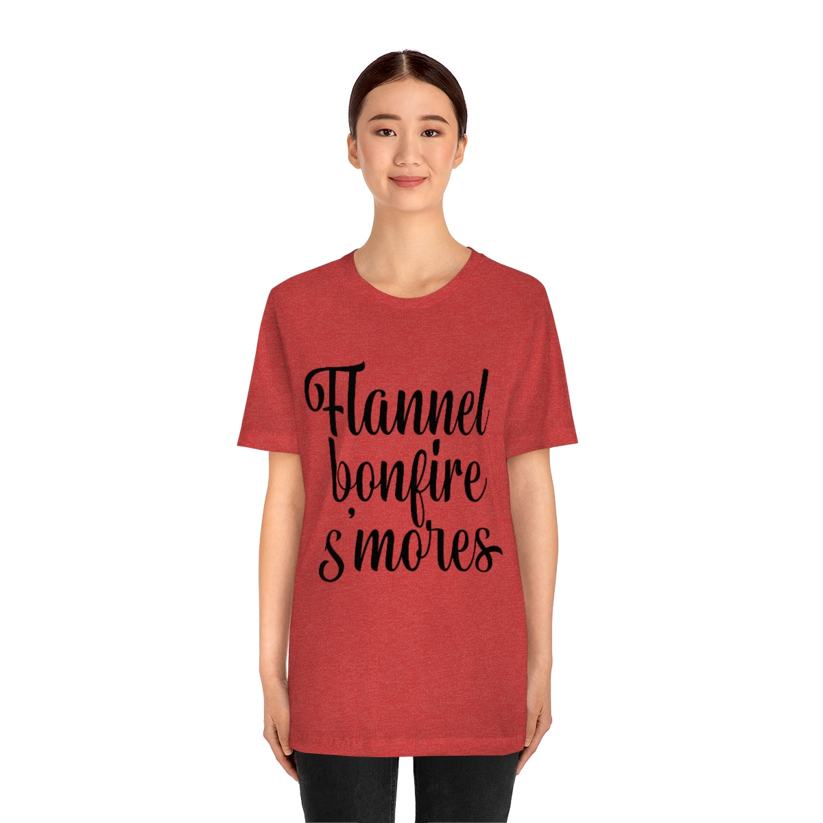 Flannel Bonfires S'mores Tee