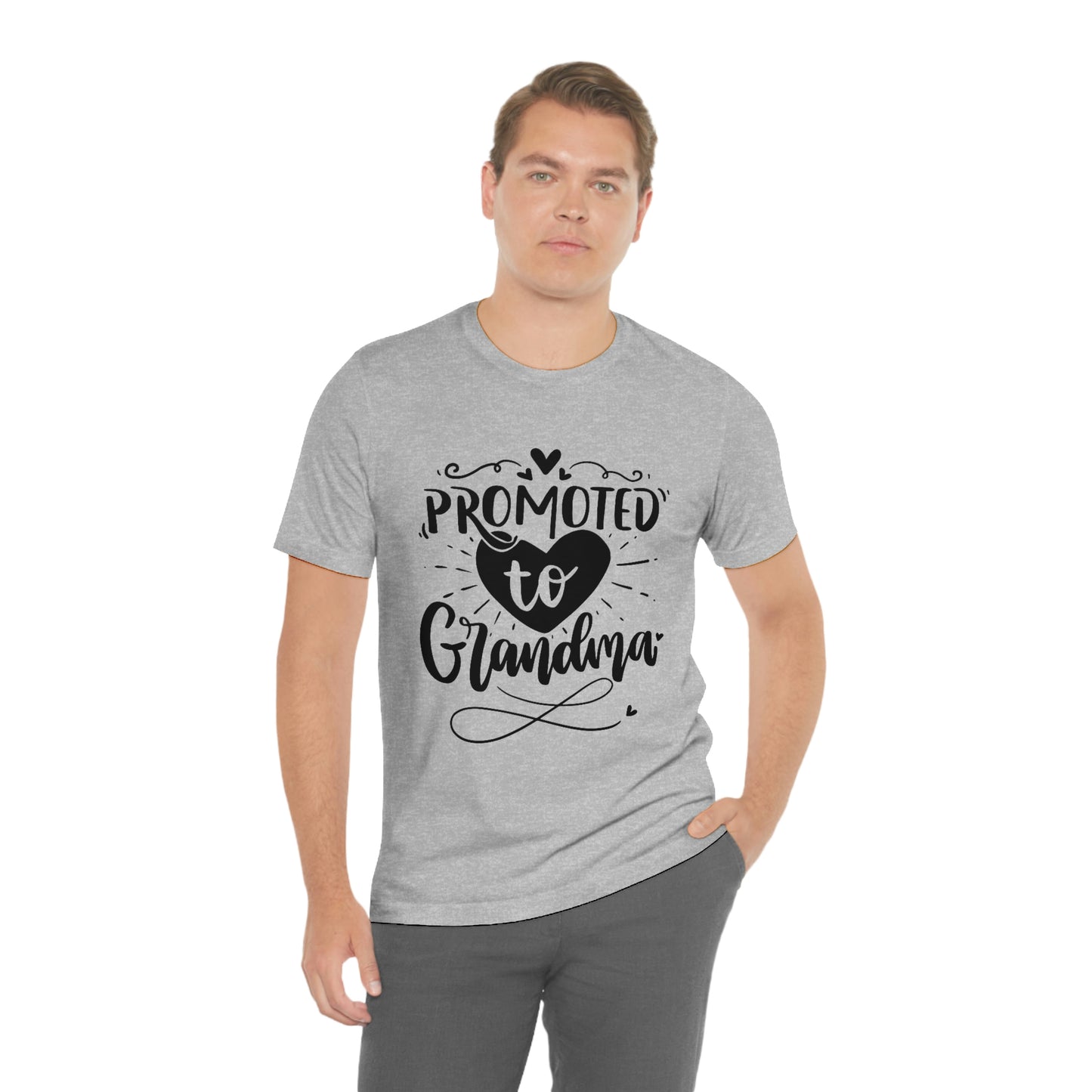 Promoted to Grandma Jersey Short Sleeve Tee