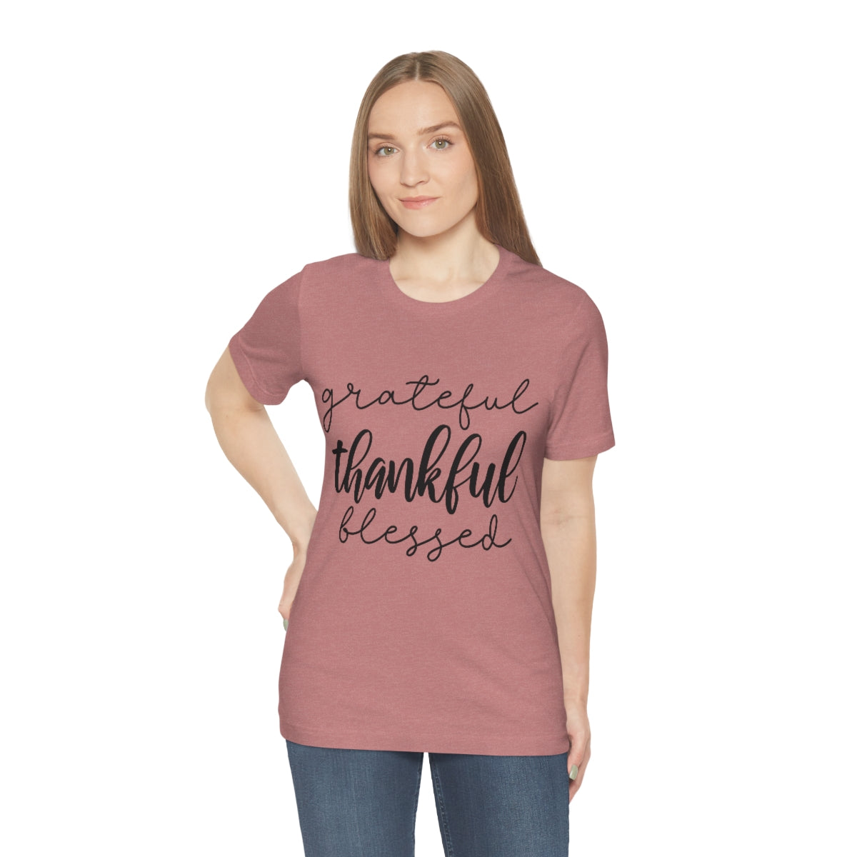 Grateful Thankful Blessed Tee