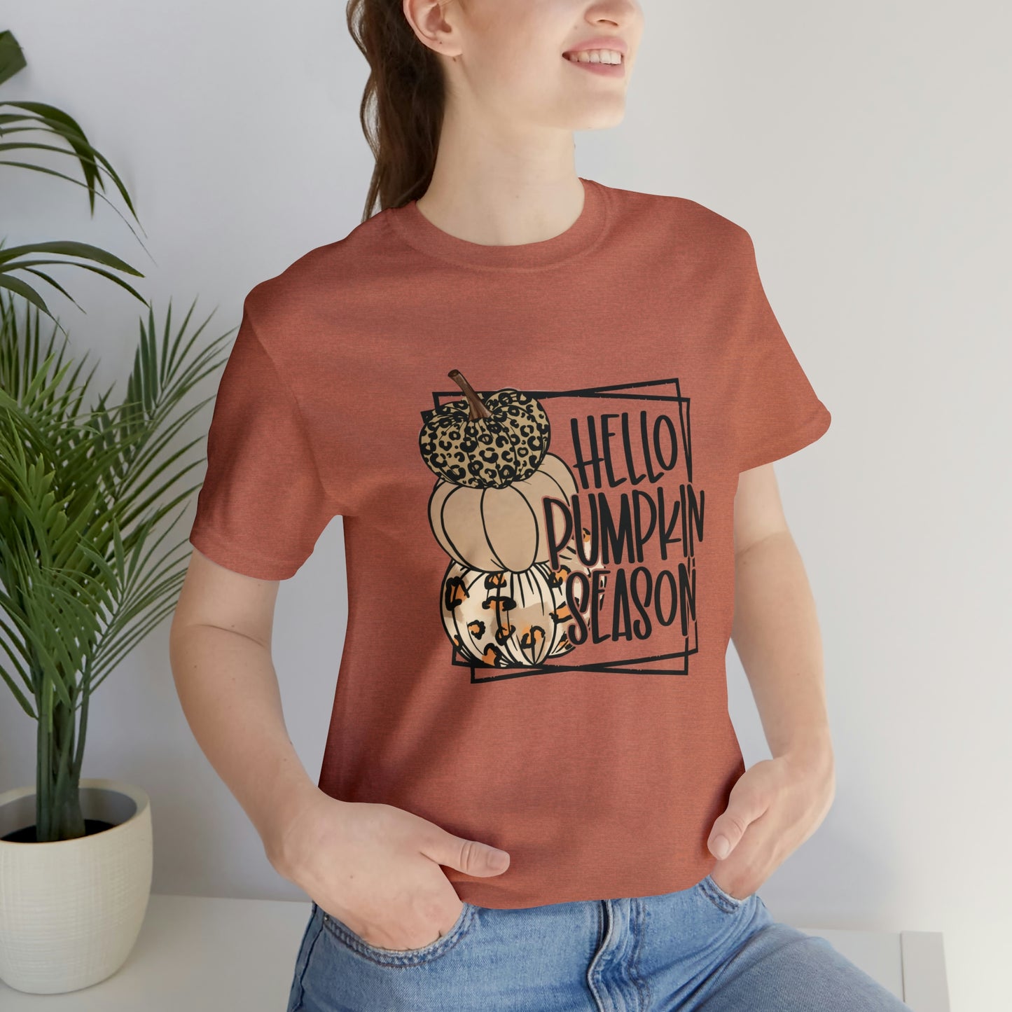 Hello Pumpkin Season Unisex Tee