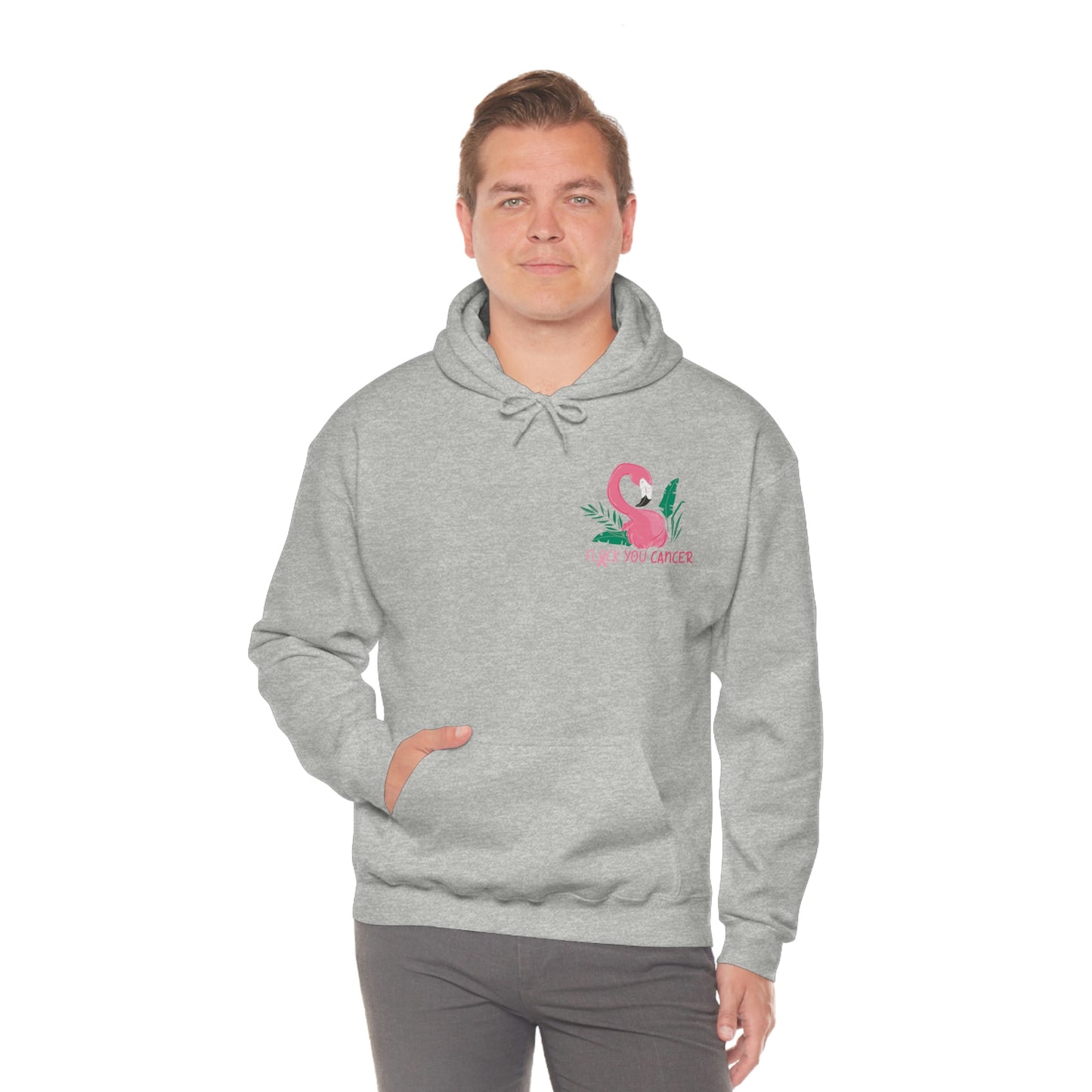 Flock You Cancer Unisex Heavy Blend™ Hooded Sweatshirt