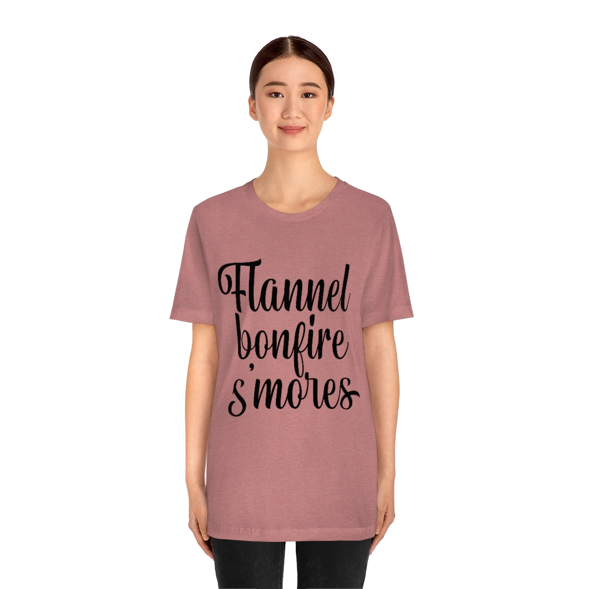 Flannel Bonfires S'mores Tee