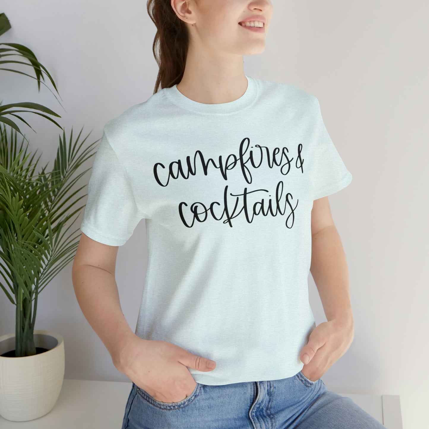 Campfire and Cocktails Short Sleeve Tee