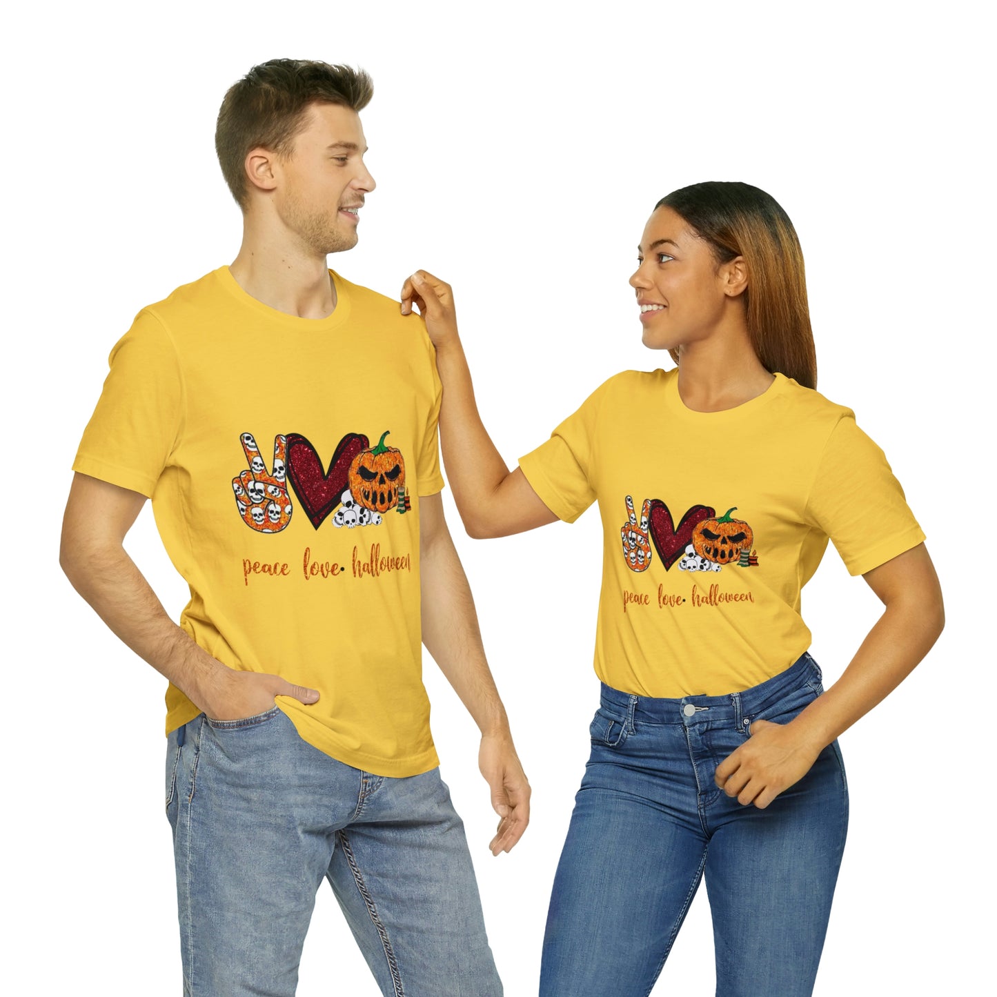 Peace, Love, & Halloween Unisex Shirt