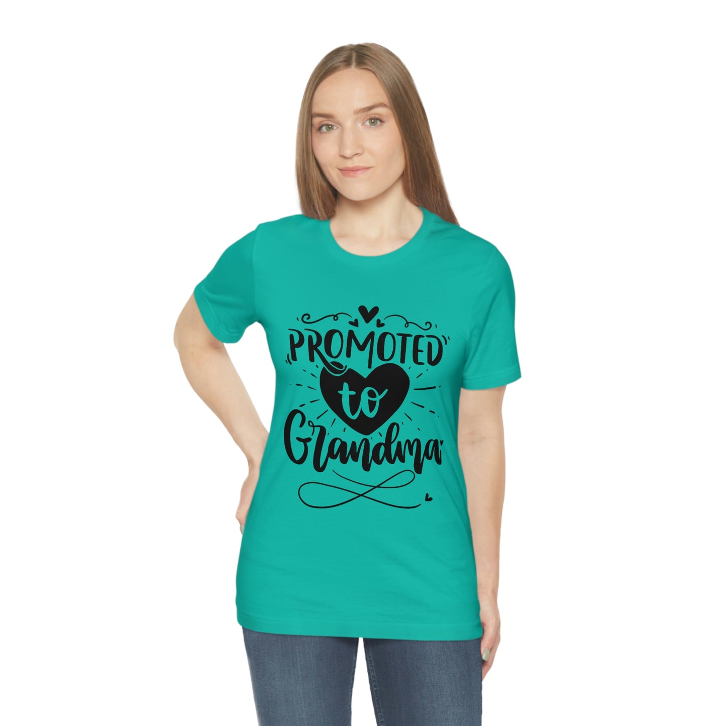 Promoted to Grandma Jersey Short Sleeve Tee