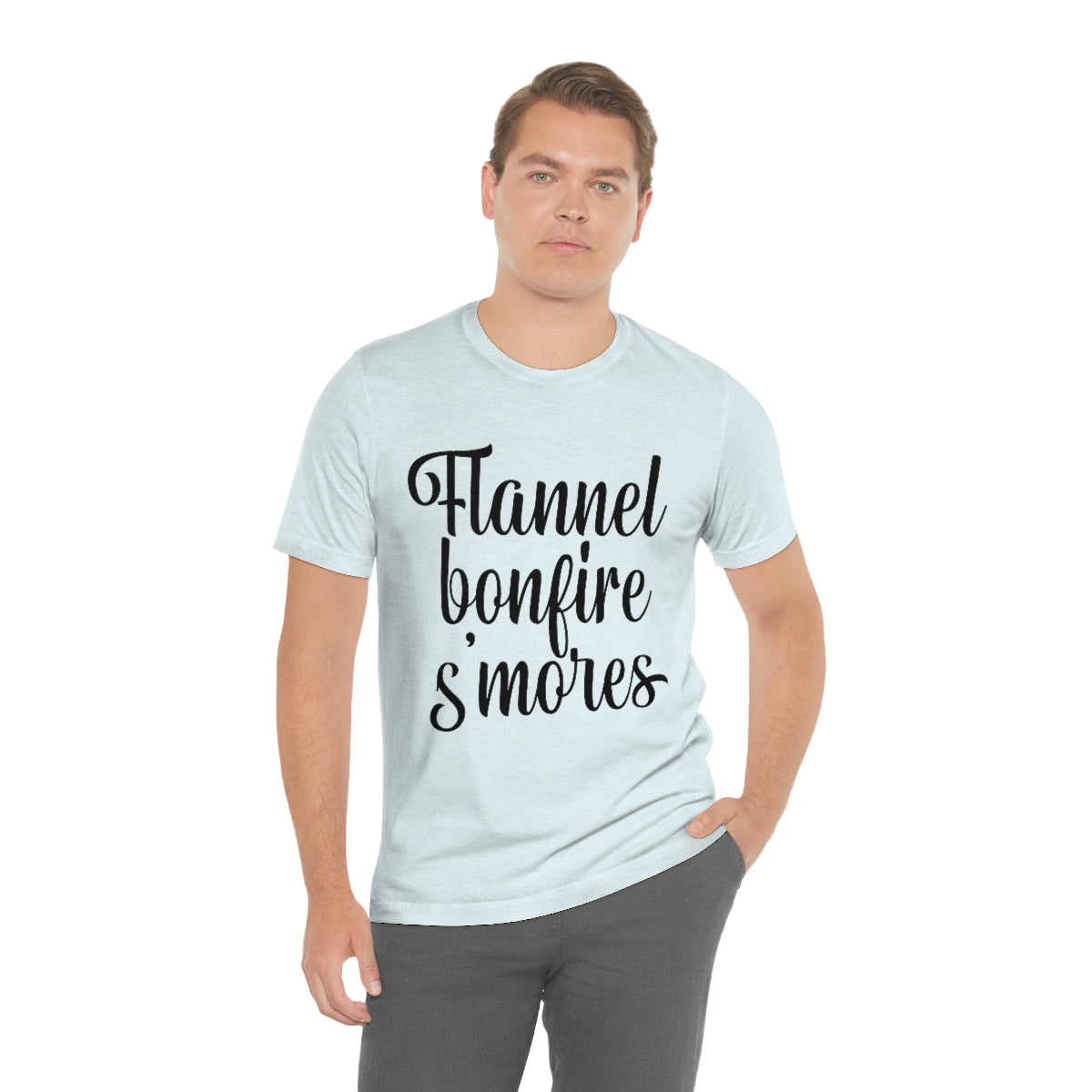 Flannel Bonfires S'mores Tee