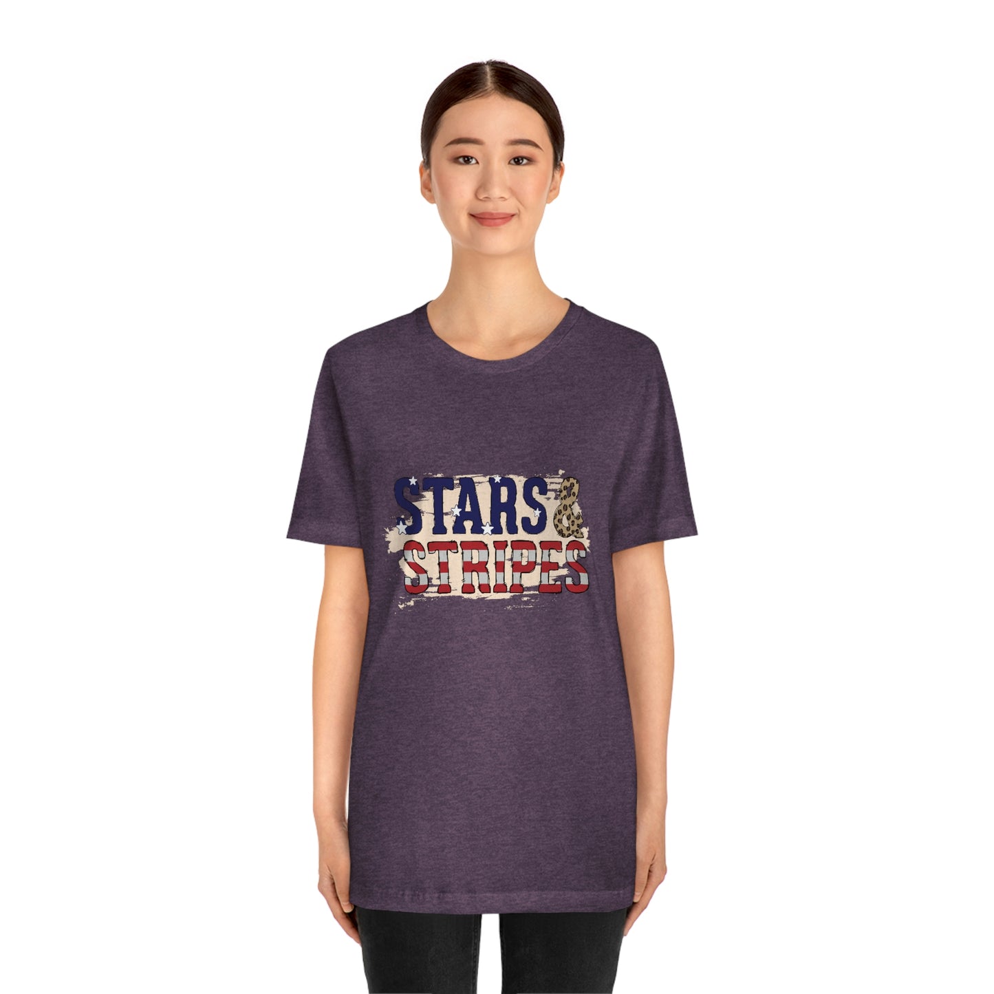 Stars and Stripes Unisex Jersey Short Sleeve Tee