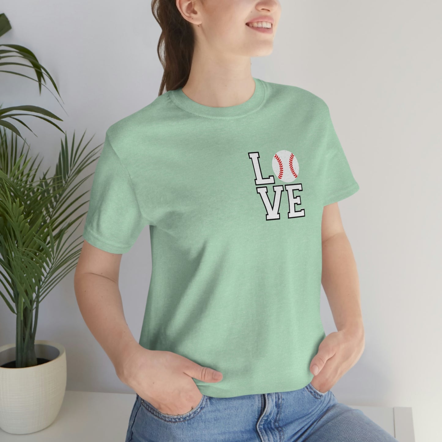 Baseball Love Short Sleeve Tee