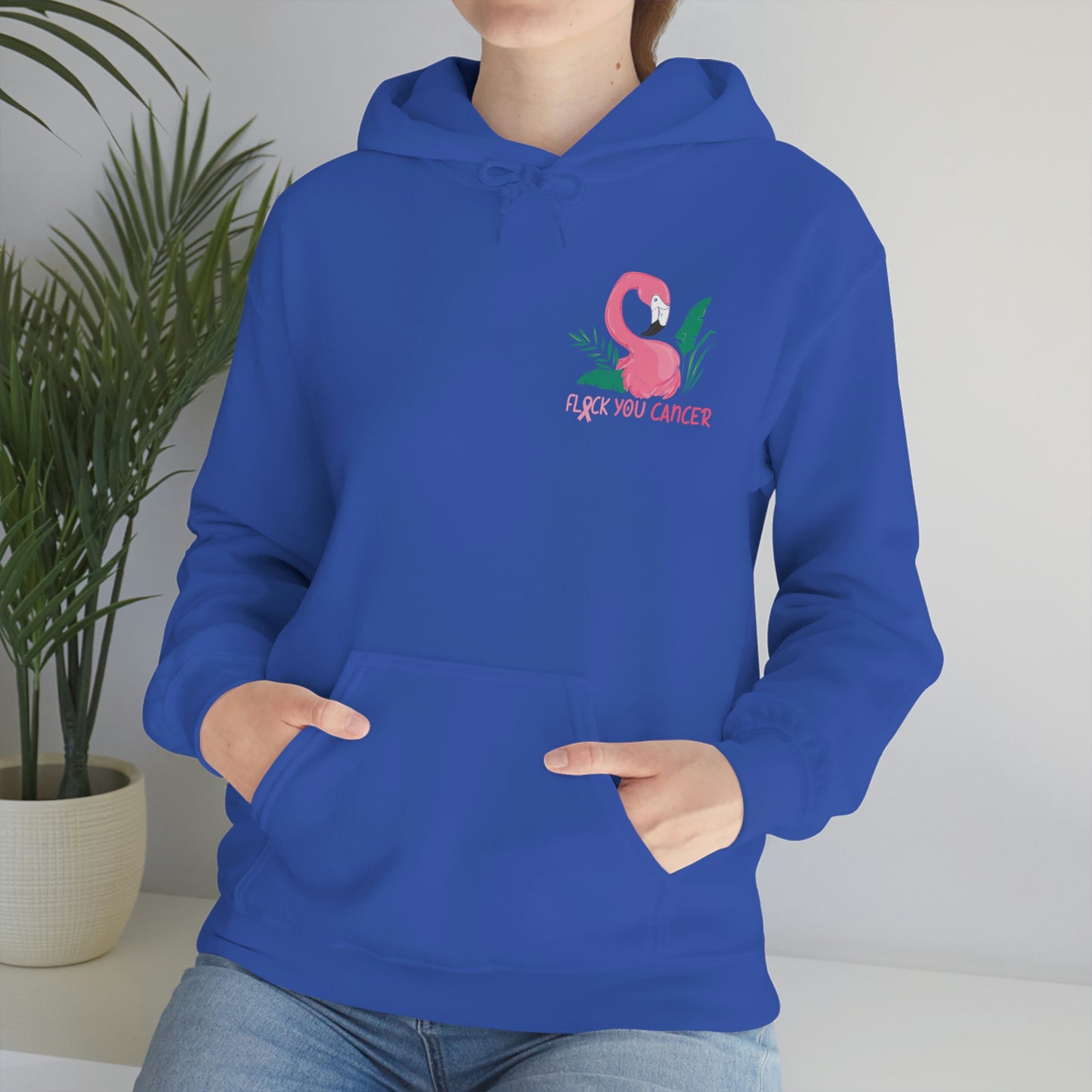 Flock You Cancer Unisex Heavy Blend™ Hooded Sweatshirt