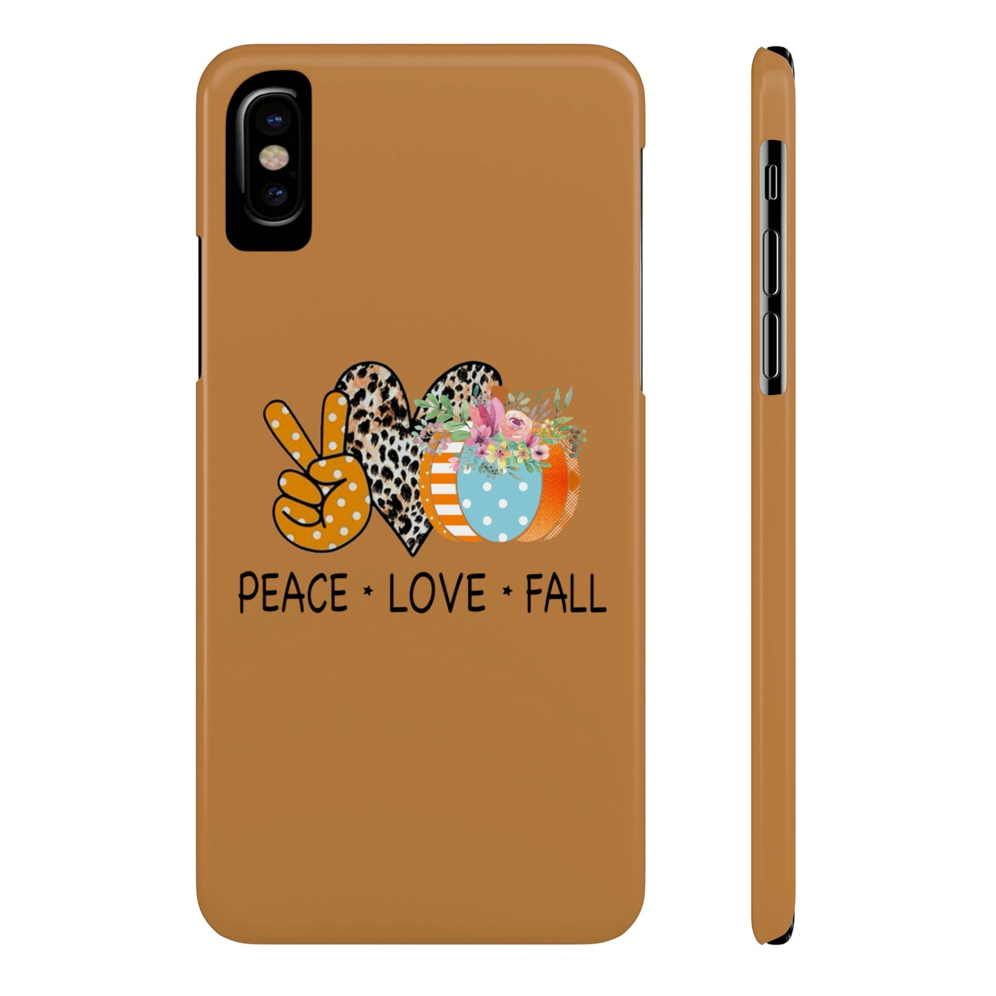 Slim Phone PEACE.LOVE.FALL Case-Mate