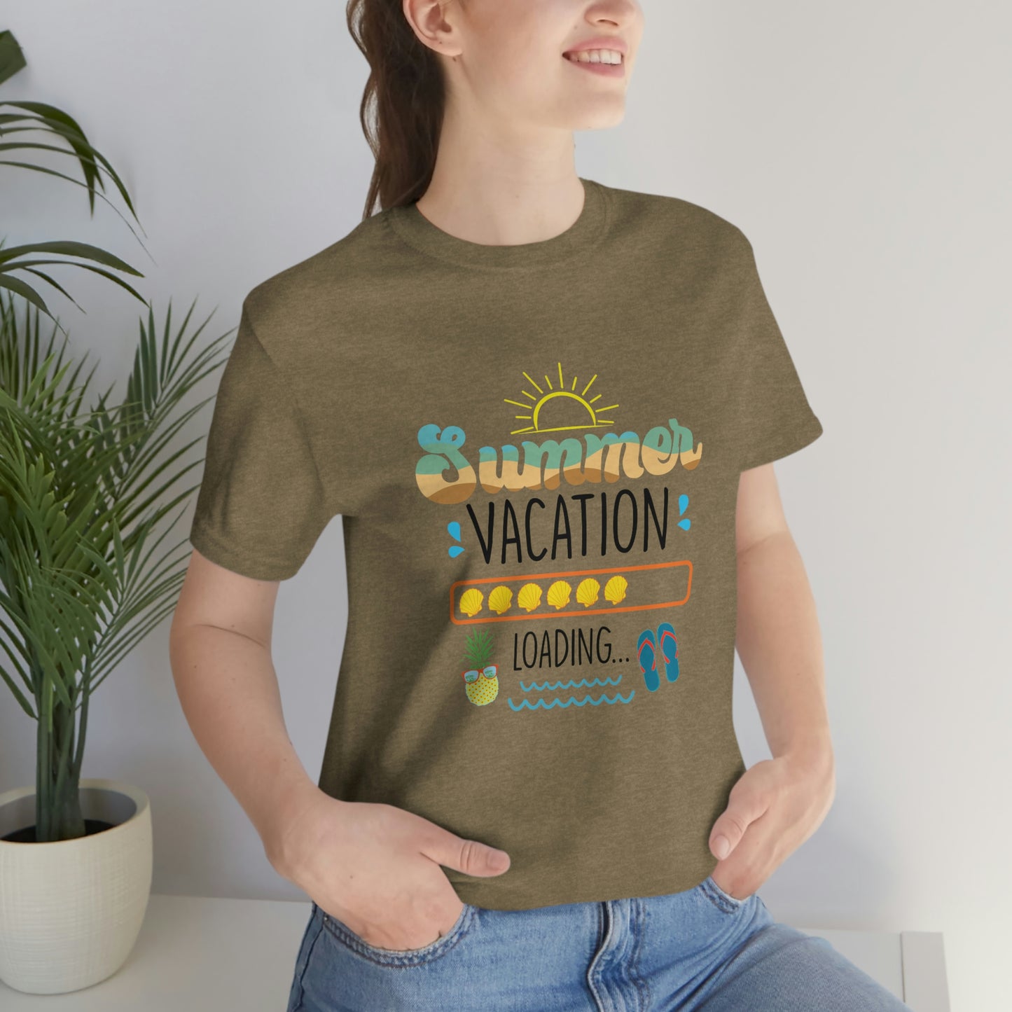 Summer Vacation Unisex Jersey Short Sleeve Tee