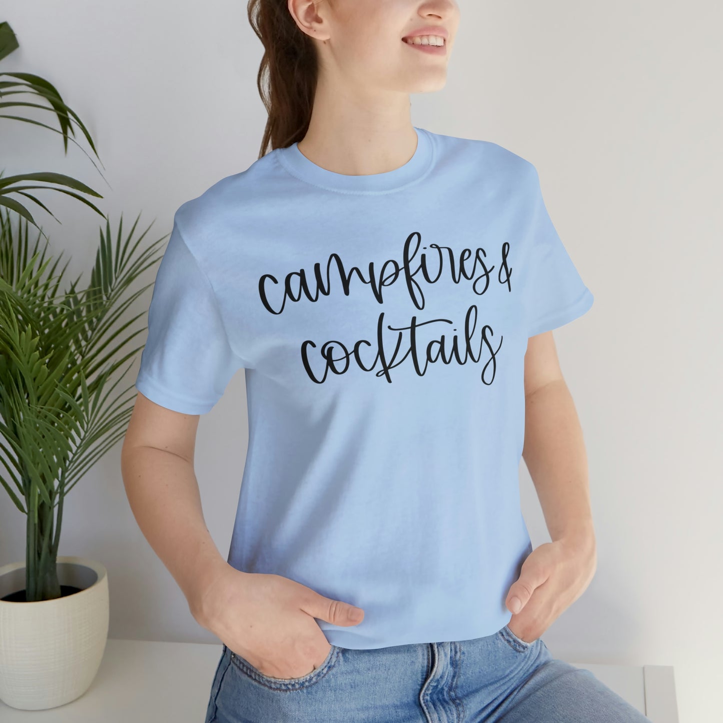 Campfire and Cocktails Short Sleeve Tee