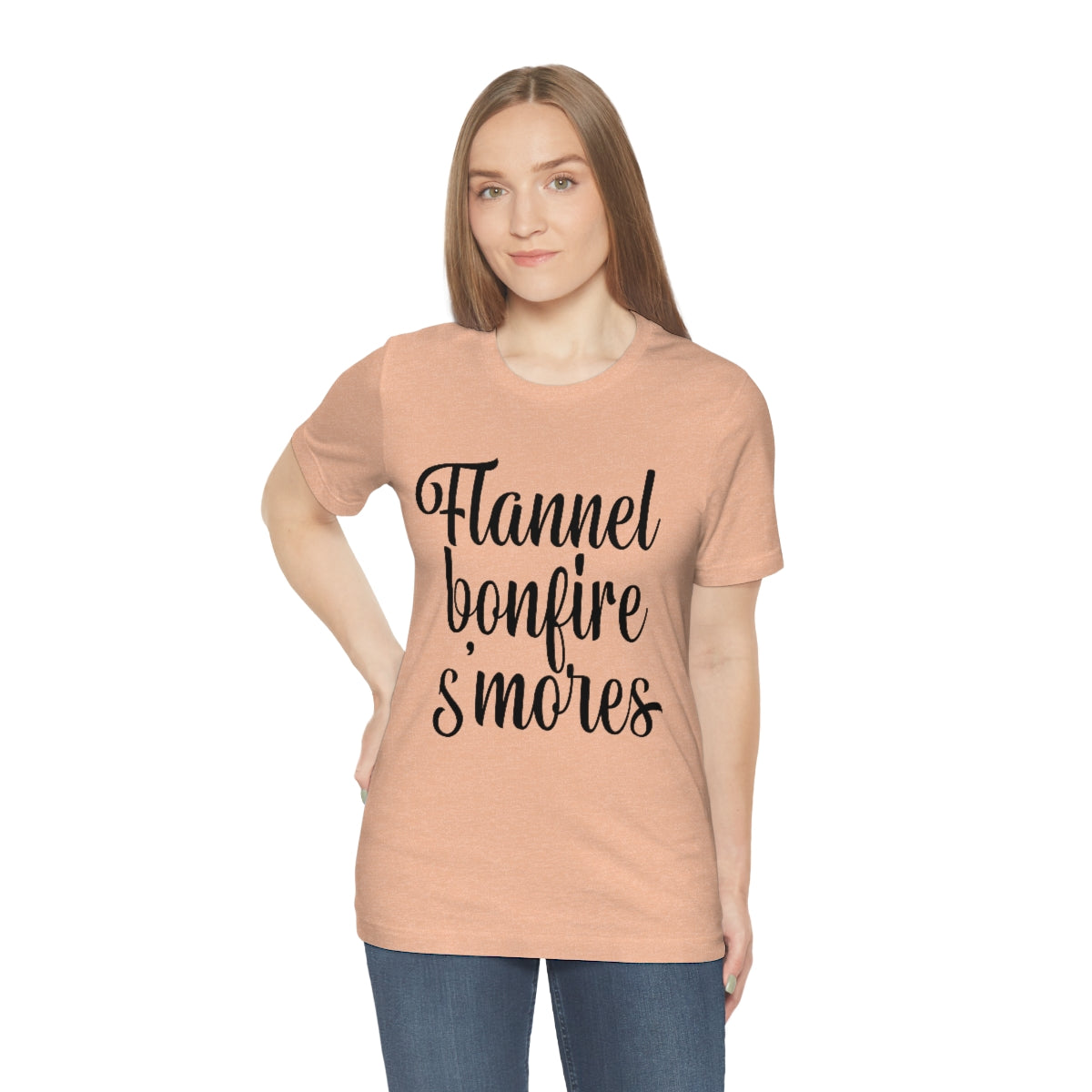 Flannel Bonfires S'mores Tee