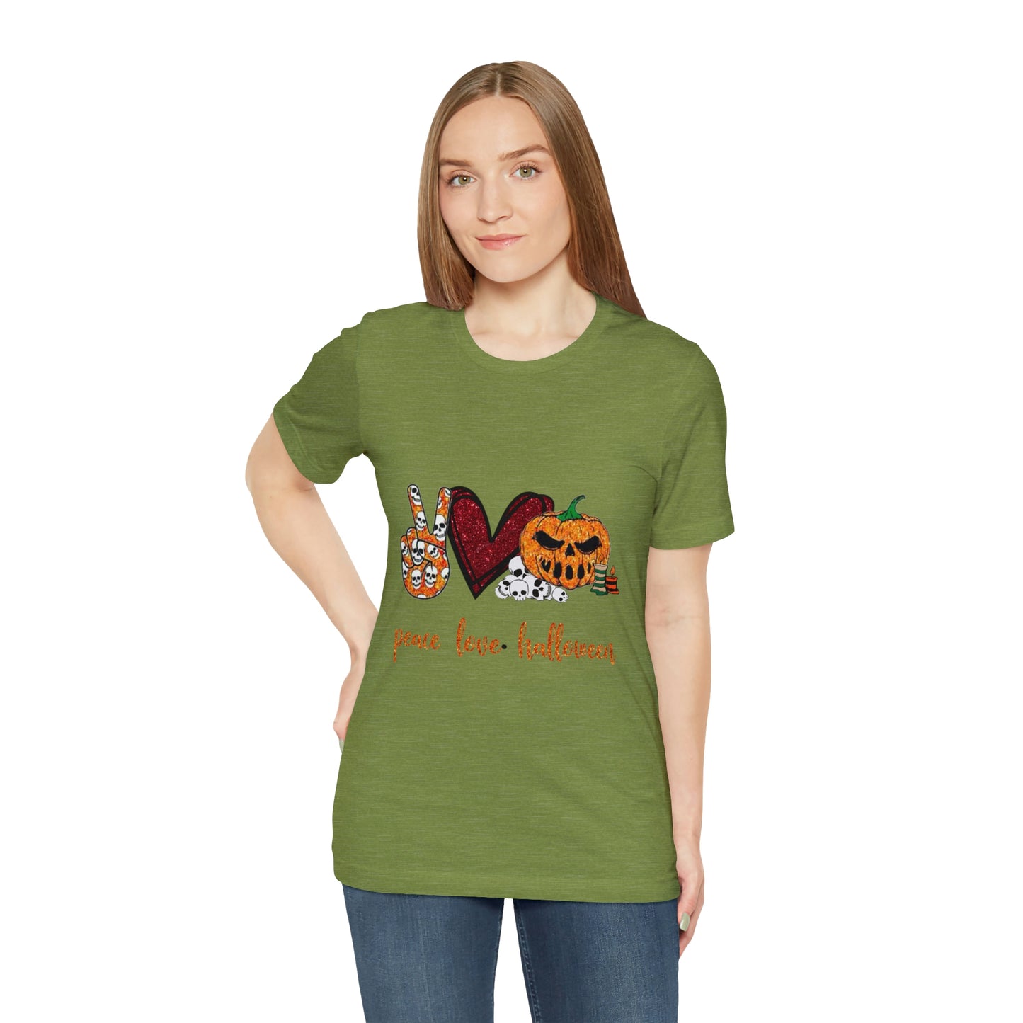 Peace, Love, & Halloween Unisex Shirt