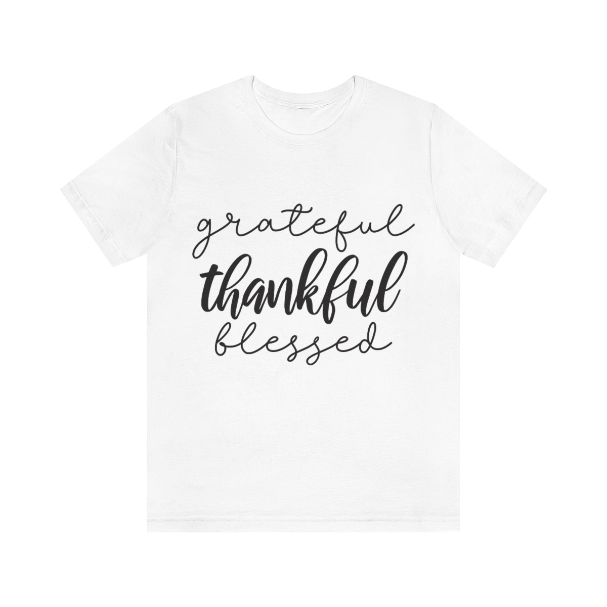 Grateful Thankful Blessed Tee