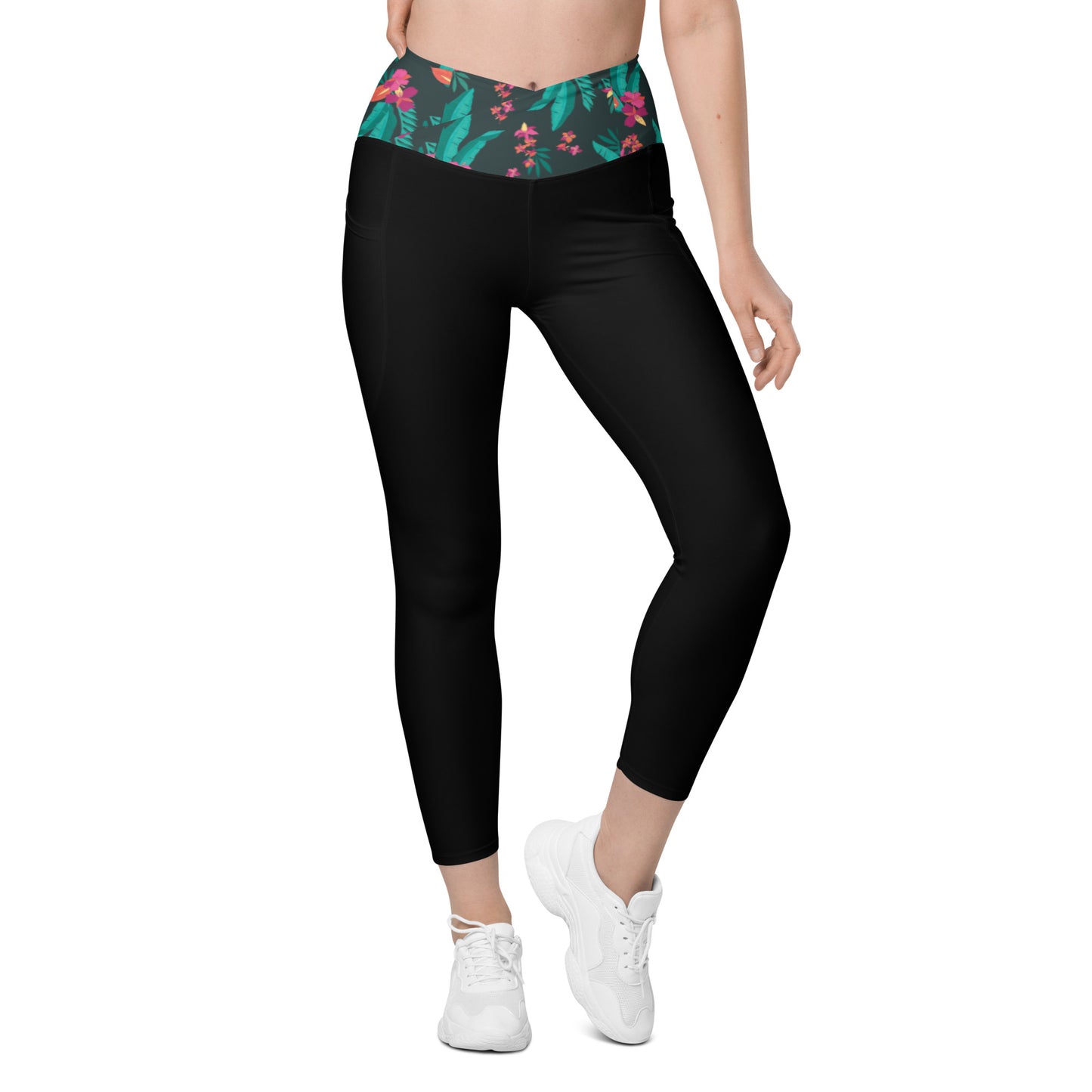 Sunshine Lasso Tropical Crossover leggings with pockets