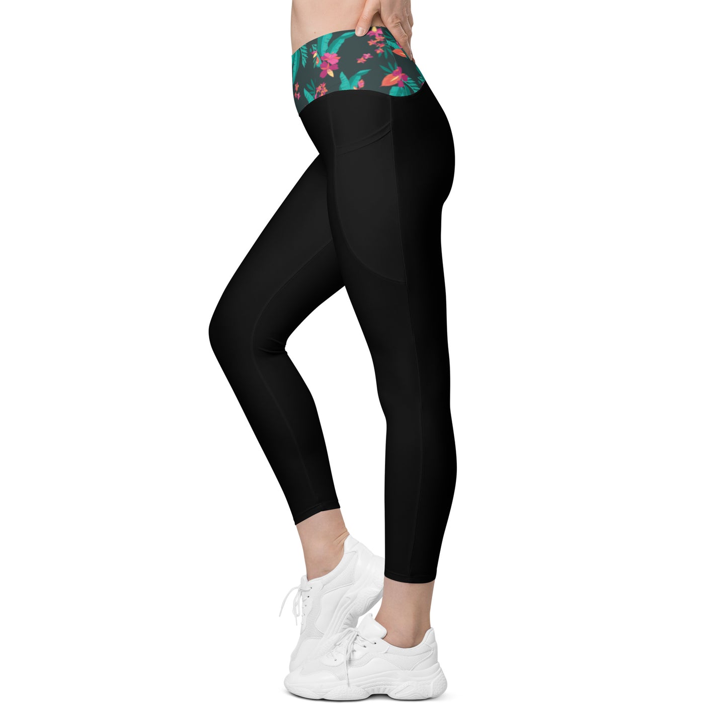 Sunshine Lasso Tropical Crossover leggings with pockets