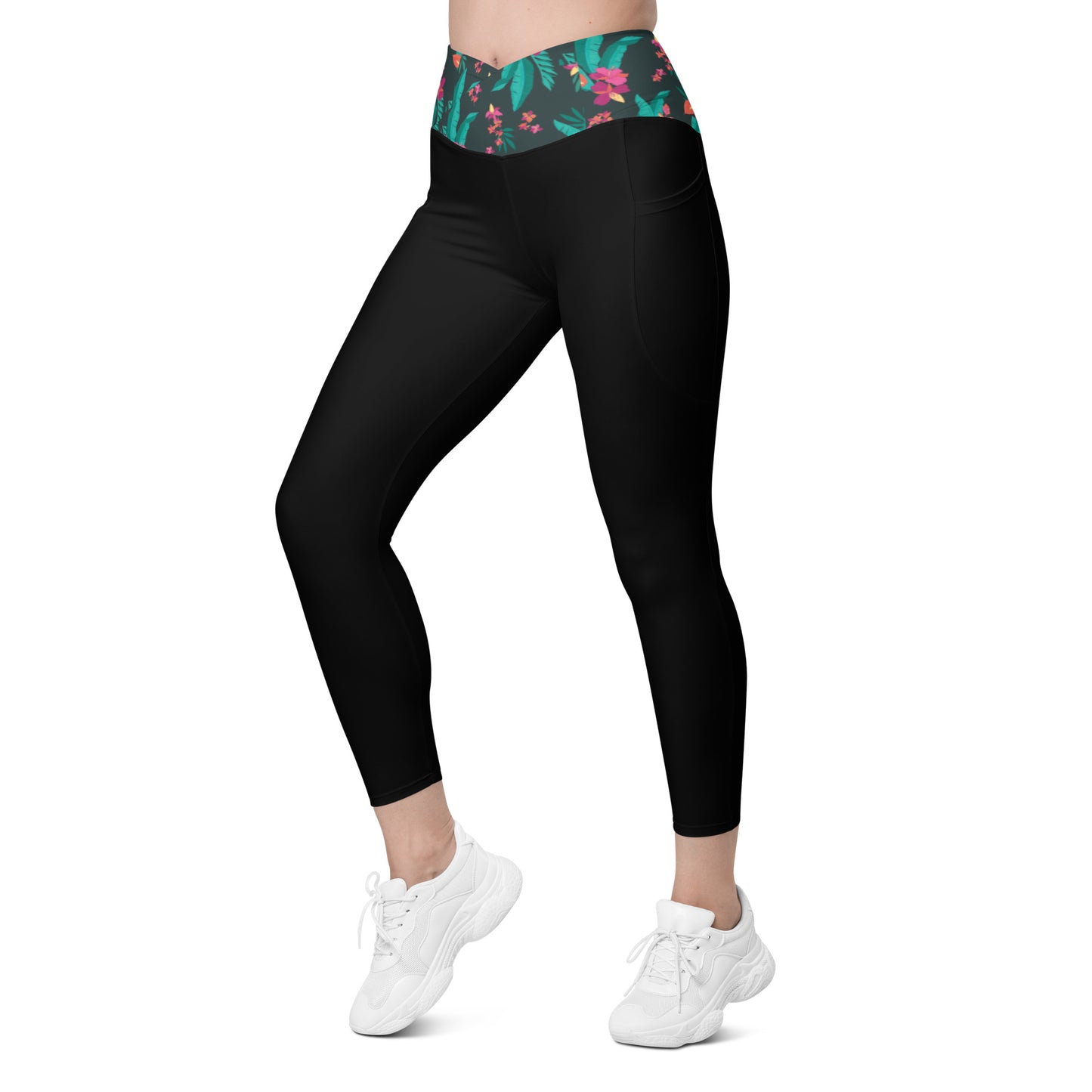 Sunshine Lasso Tropical Crossover leggings with pockets