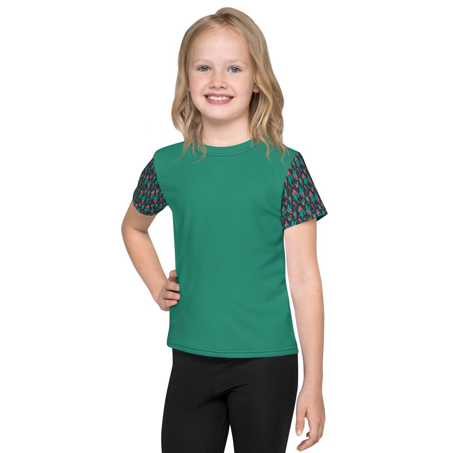 Sunshine Lasso Kids Tropical crew neck t-shirt