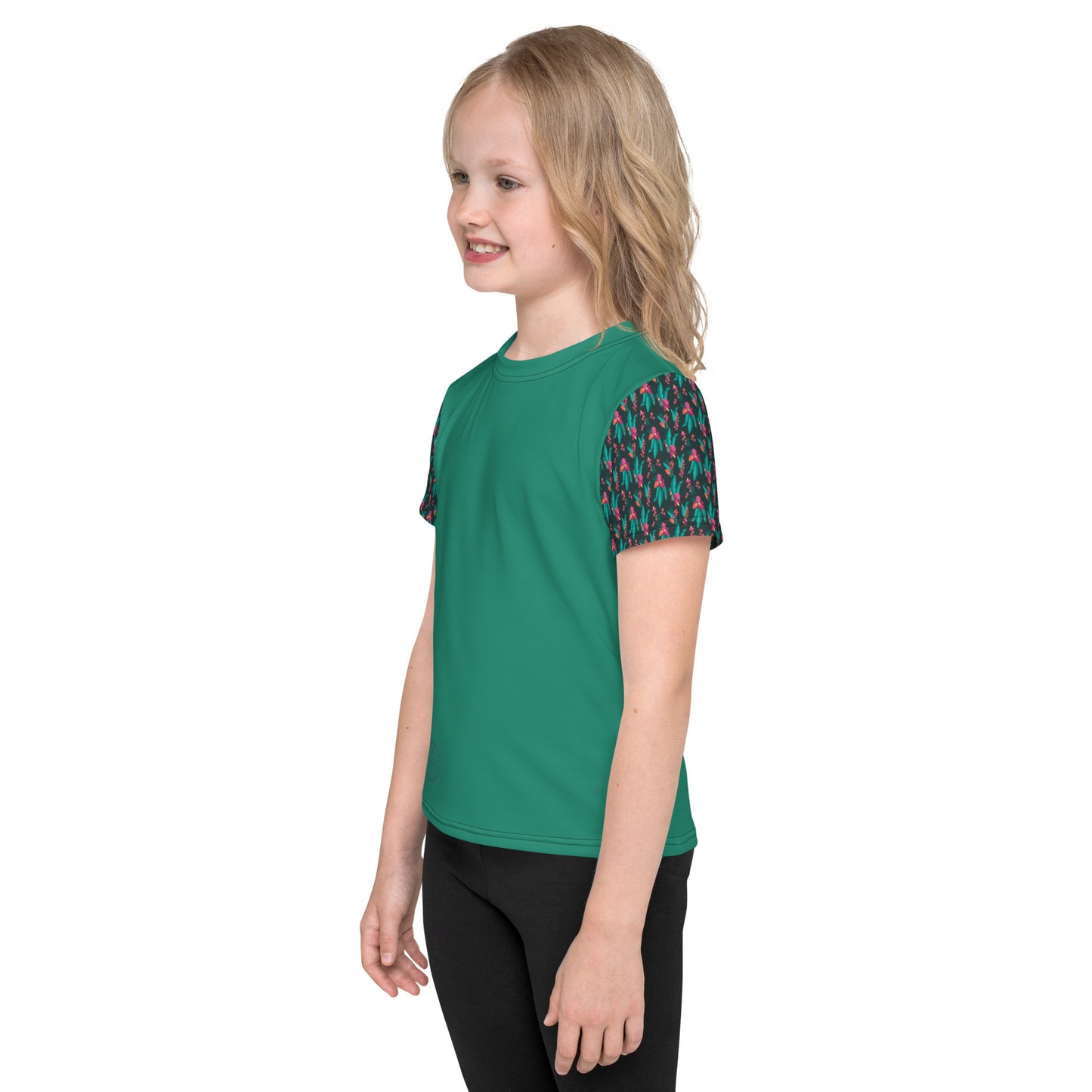 Sunshine Lasso Kids Tropical crew neck t-shirt