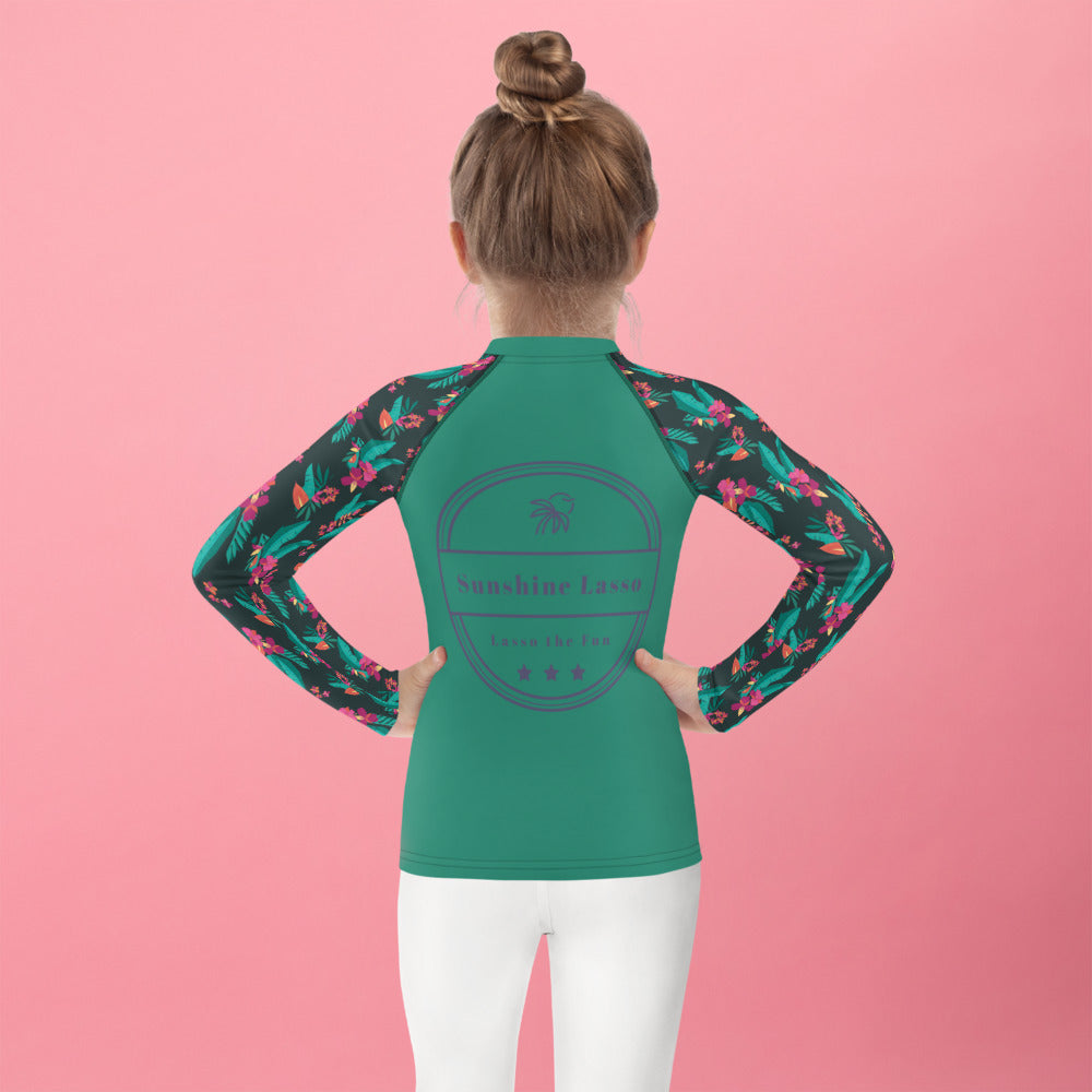 Sunshine Lasso Kids Tropical Rash Guard