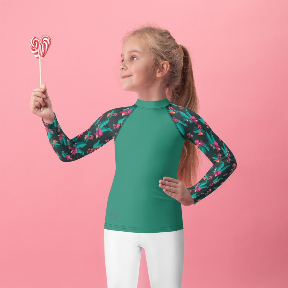 Sunshine Lasso Kids Tropical Rash Guard