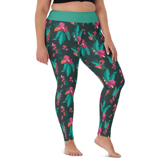 Sunshine Lasso Tropical Yoga Leggings