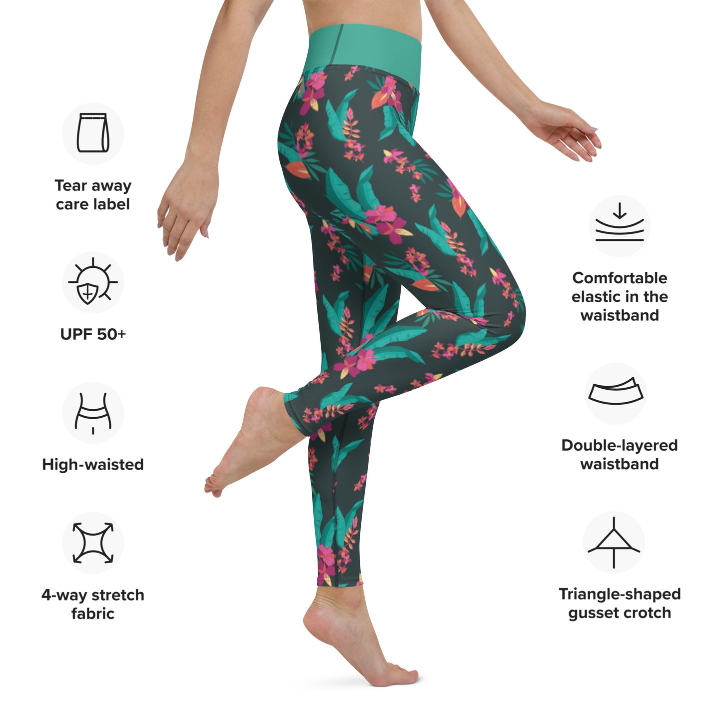 Sunshine Lasso Tropical Yoga Leggings