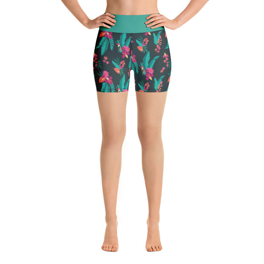 Sunshine Lasso Tropical Yoga Shorts