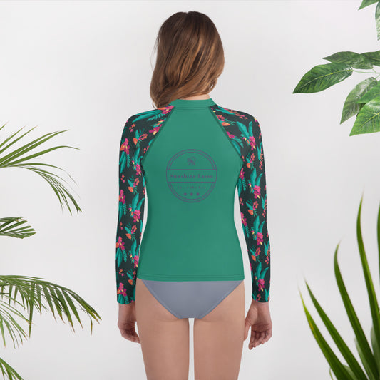 Sunshine Lasso Tropical Youth Rash Guard