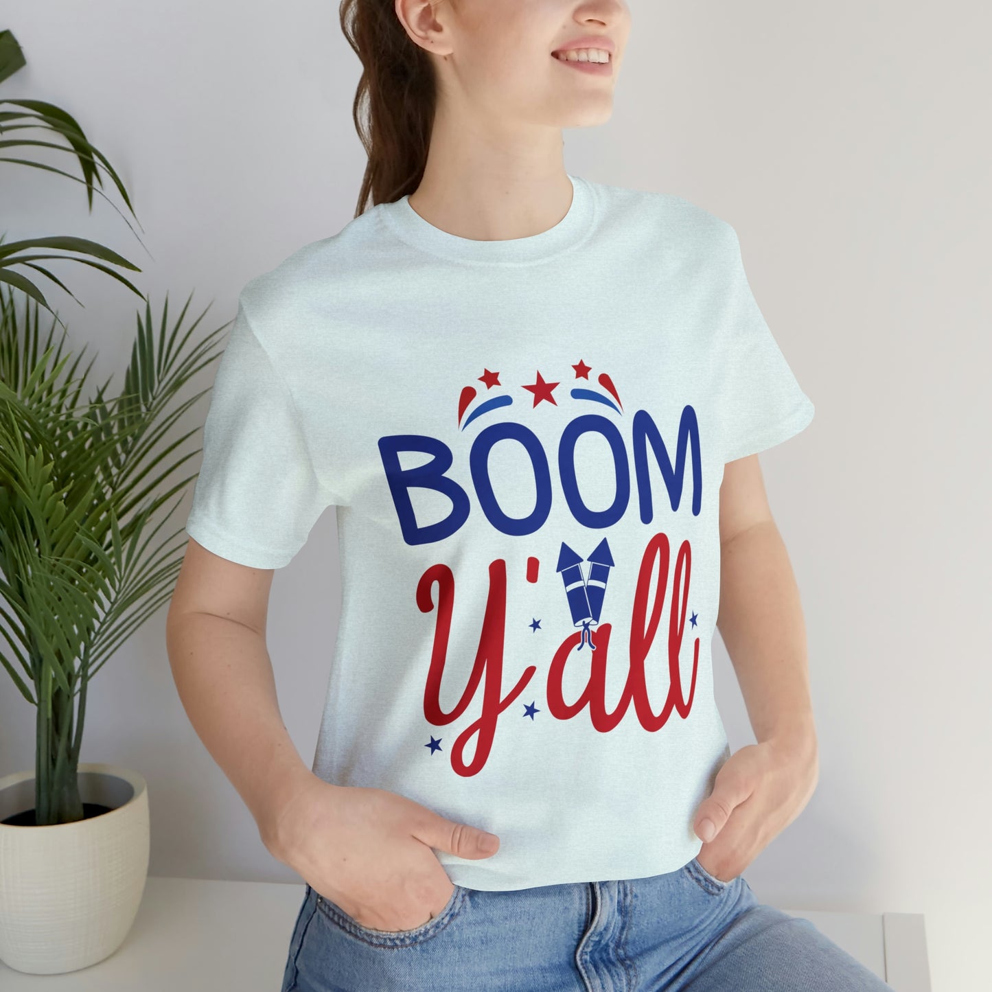 Unisex Sunshine Lasso Boom Yall Jersey Short Sleeve Tee