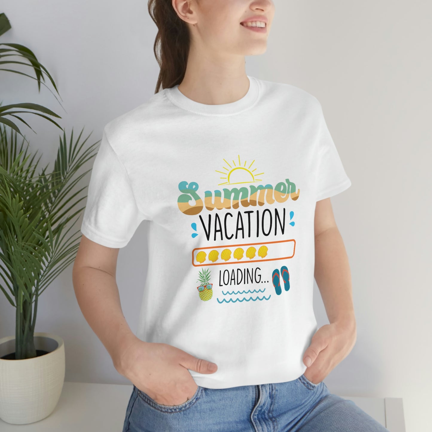 Summer Vacation Unisex Jersey Short Sleeve Tee