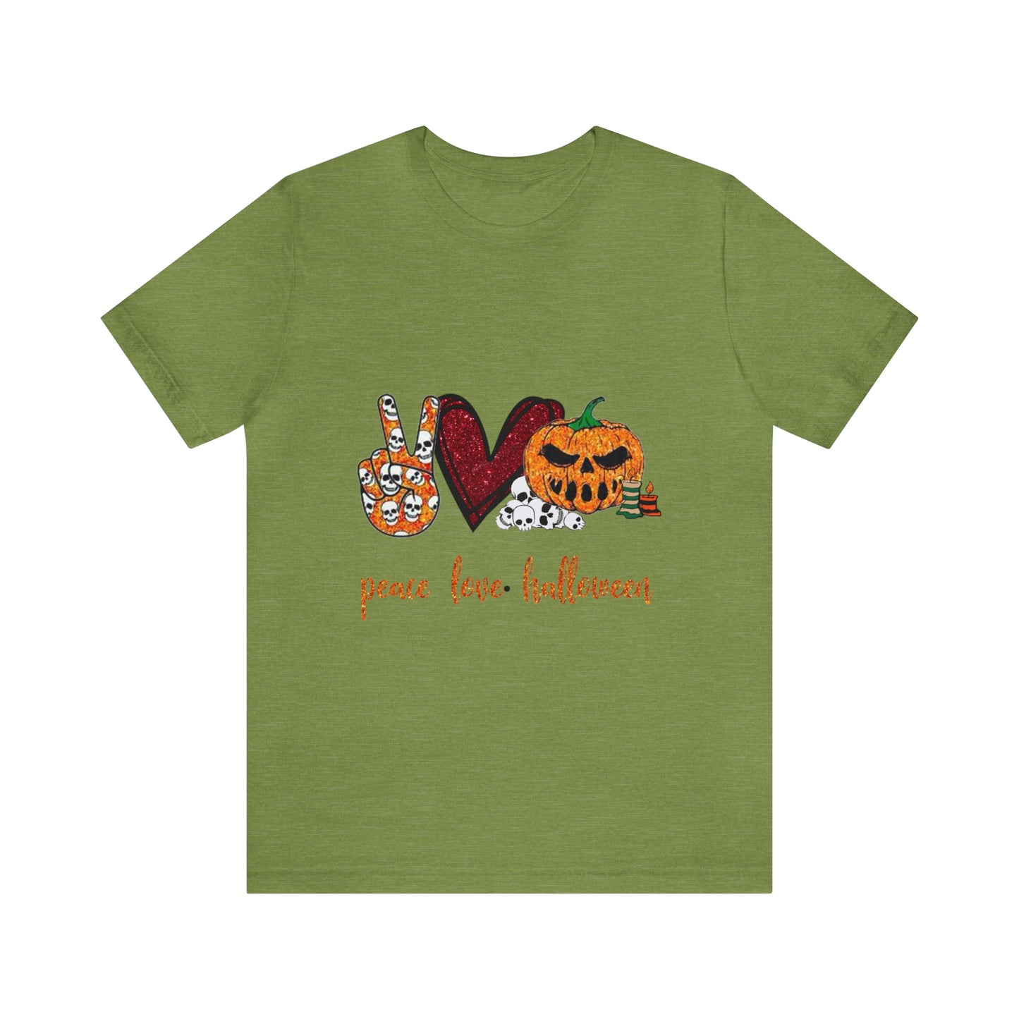 Peace, Love, & Halloween Unisex Shirt