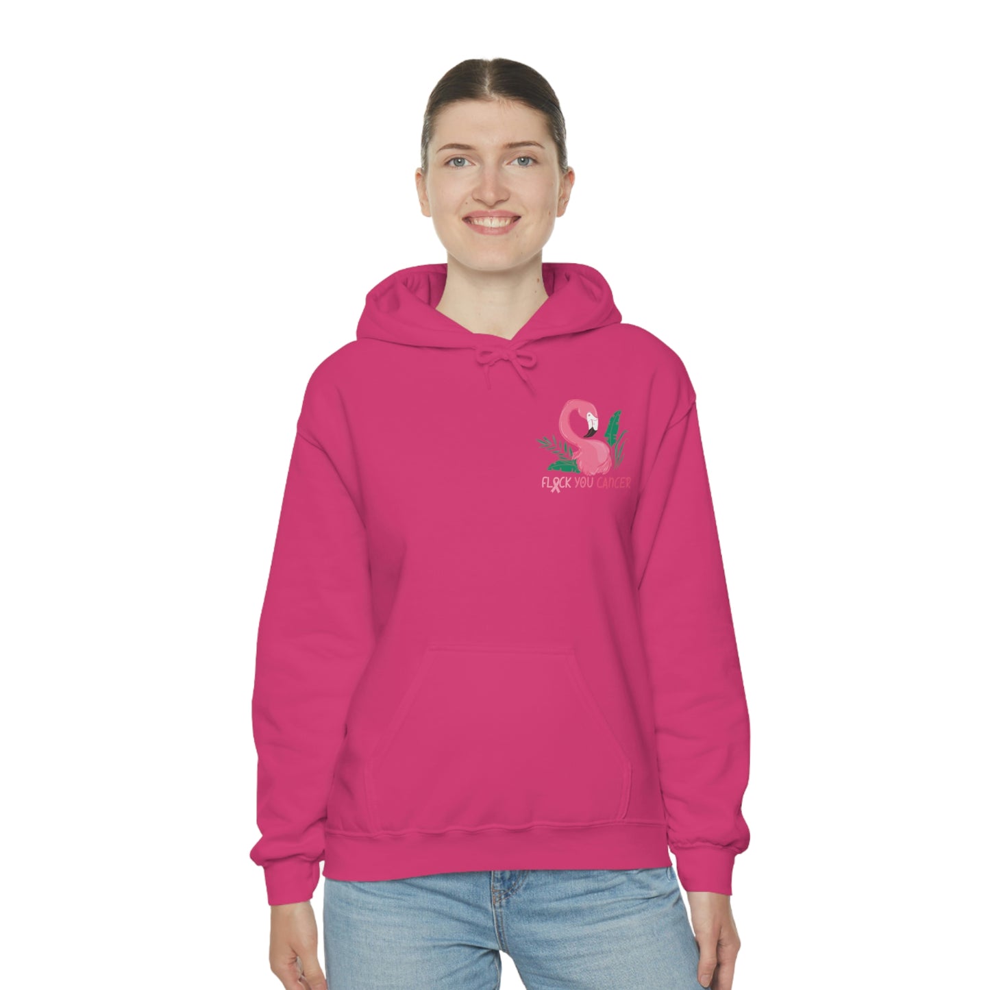 Flock You Cancer Unisex Heavy Blend™ Hooded Sweatshirt