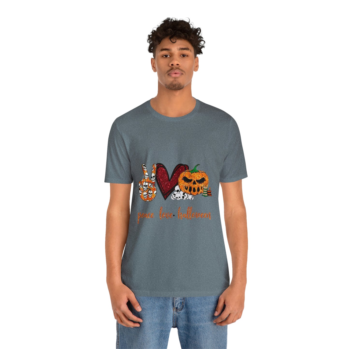 Peace, Love, & Halloween Unisex Shirt