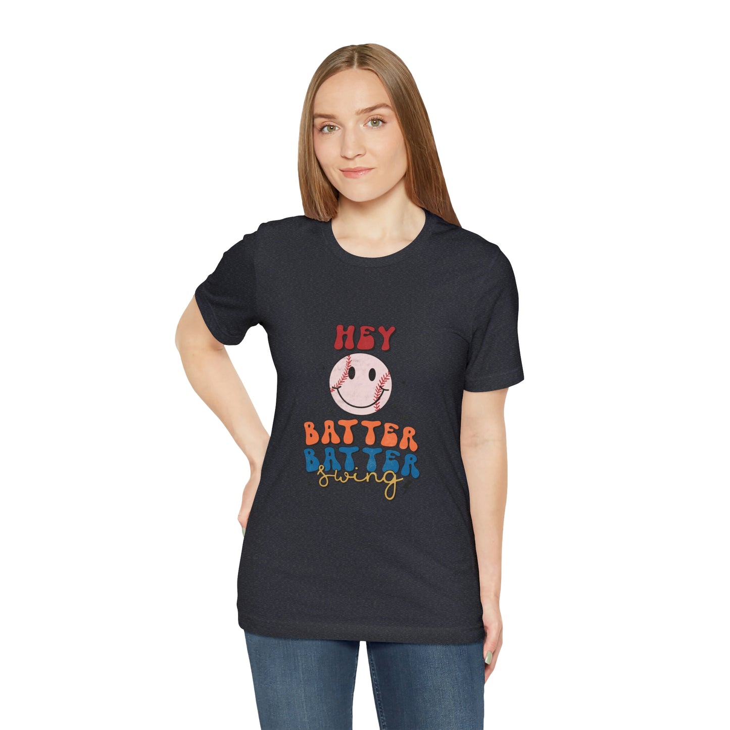 Hey Batter Batter Swing Short Sleeve Tee