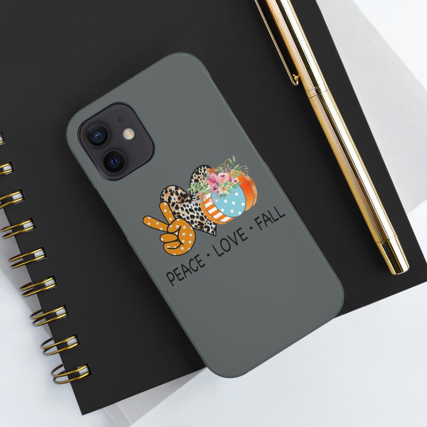 Peace.Love.Fall Tough Phone Cases by Case-Mate