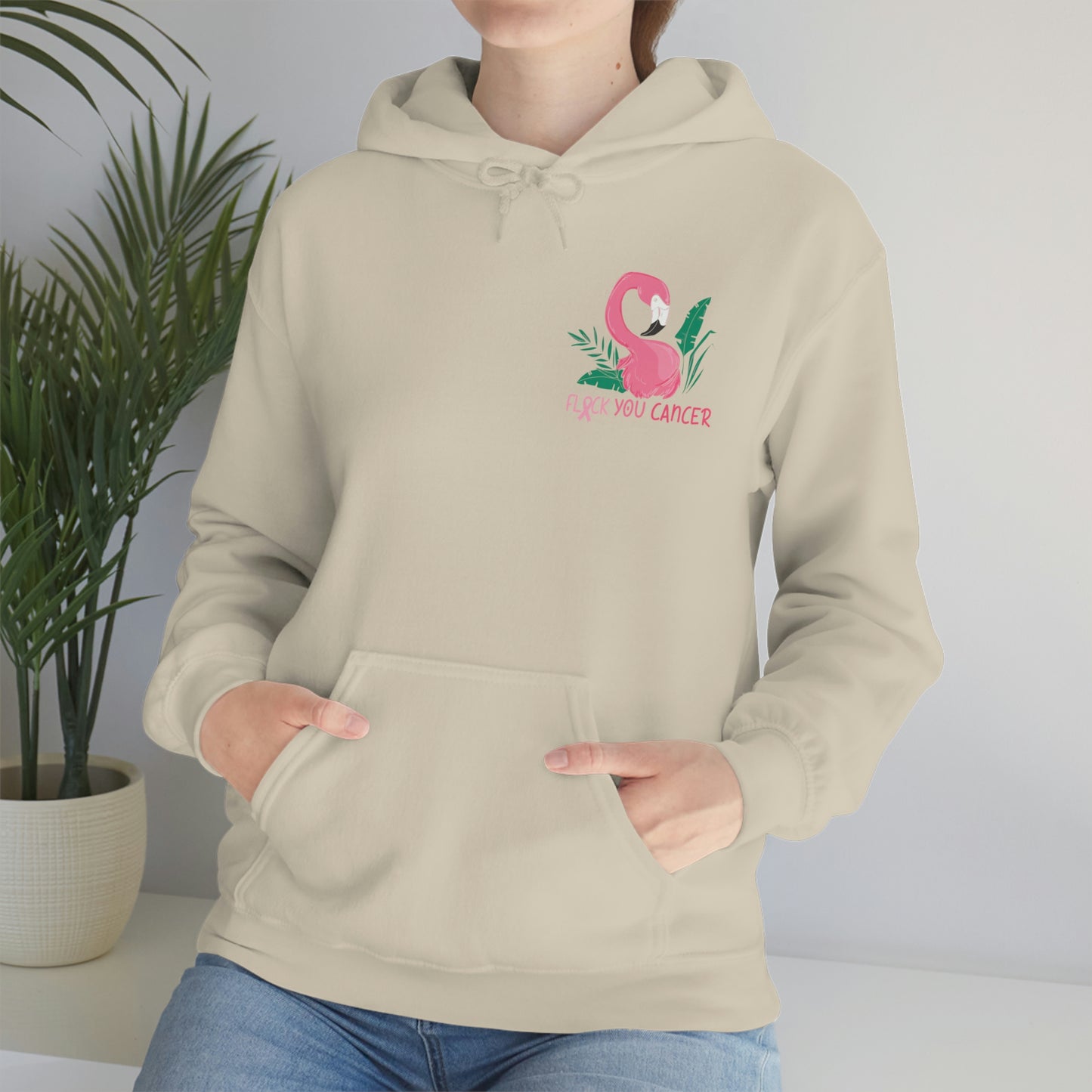 Flock You Cancer Unisex Heavy Blend™ Hooded Sweatshirt