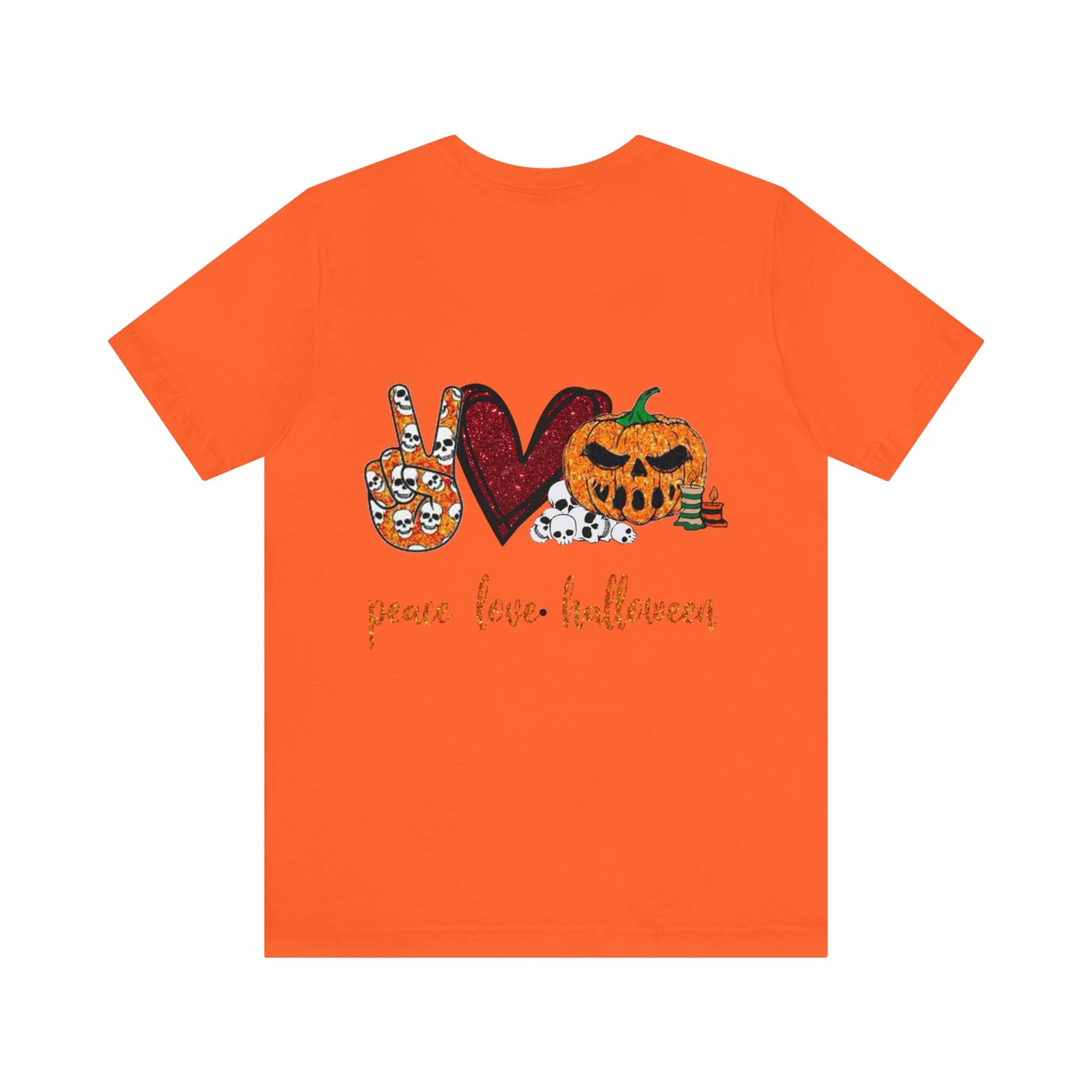 Peace.Love.Halloween Unisex Tee