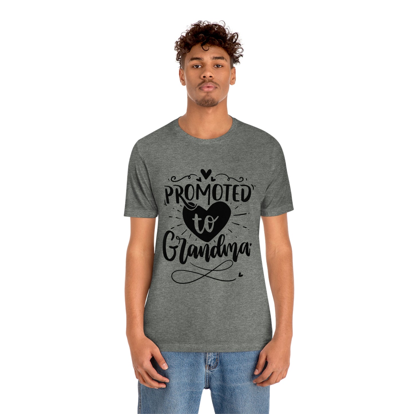 Promoted to Grandma Jersey Short Sleeve Tee