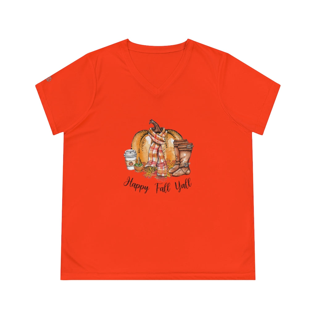 Ladies Happy Fall Active Tee