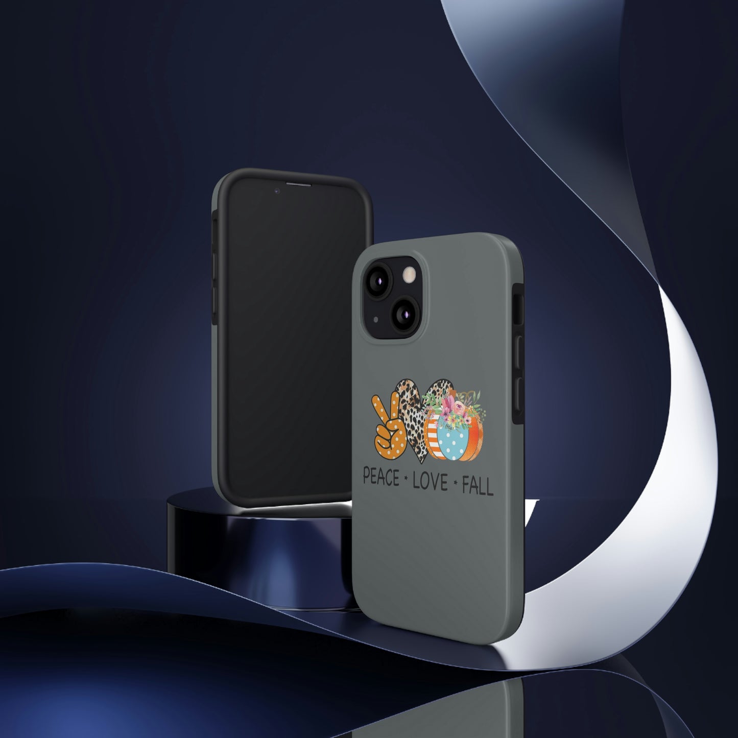 Peace.Love.Fall Tough Phone Cases by Case-Mate