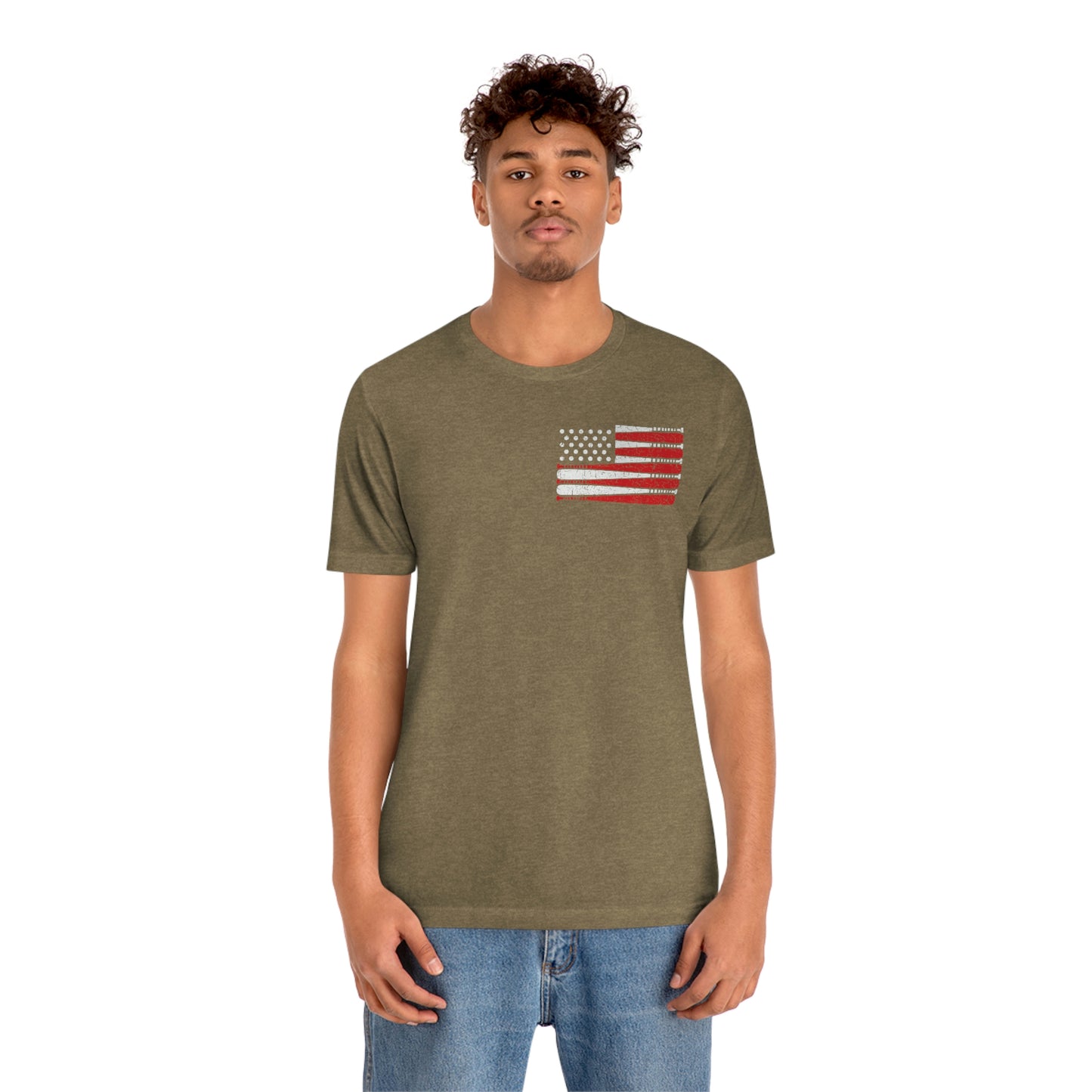 Baseball Flag Short Sleeve Tee