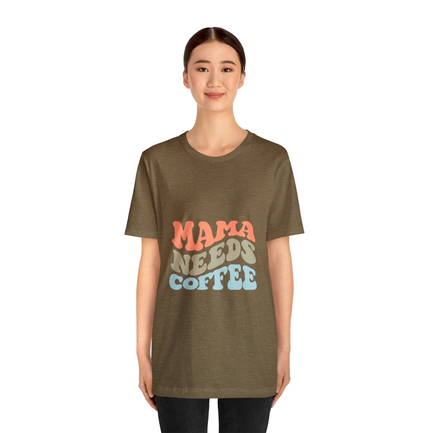 Mama Needs Coffee Jersey Short Sleeve Tee